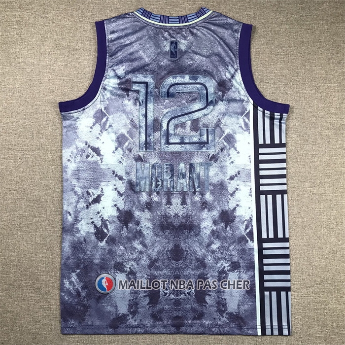 Maillot Memphis Grizzlies Ja Morant NO 12 Select Series 2023 Bleu